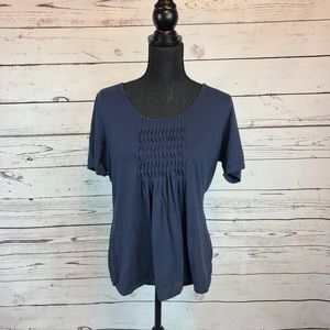 🛍Final Price🛍 Liz Claiborne T-Shirt Navy Large